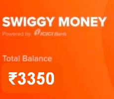 Swiggy Money Gift Card 2% Off +10% Amazon Cashback Deal Collect Link