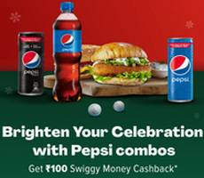 Swiggy Order Pepsi Combo And Get Rs 100 Swiggy Money -How To