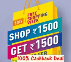 BigBazaar FREE Shopping Week Rs 1500 Cashback on 1500