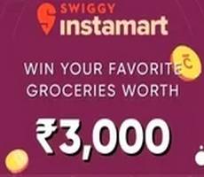 CRED Swiggy Instamart Jackpot WIN Rs 3000 OFF or Flat Rs 80 Off Coupon