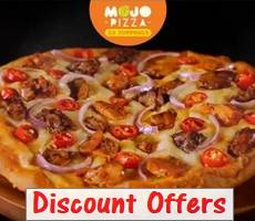 Mojopizza Regular 7" Pizzas Worth 315 at 99 or Big 10" Pizzas Worth 595 at 199