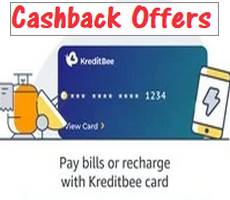 Amazon Kreditbee or Junio Cards 10% Cashback Upto 75 on Recharge Bill Payment