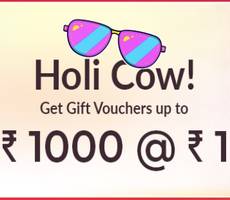 GyFTR HOLI One India Sale Get Gift Voucher at Rs 1 From Top Brands