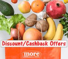 More Supermarket Slice Card Deal 15% Upto Rs 150 Cashback
