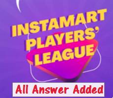 Swiggy Instamart Players League Quiz Todays Answers April May
