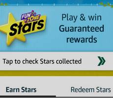 Amazon Funzone Earn Stars Play And Win Guaranteed Rewards –How To Earn Details