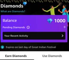 Amazon Jackpot WIN Guaranteed 100 Diamonds FREE To All -How To Details