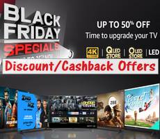 Amazon Black Friday TV Sale Upto 50% Off +Extra 10% OFF Bank Deal +Coupons
