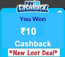 Paytm Flat Rs 10 Cashback on DATA Pack Recharge -New Coupon Code