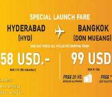 NokAir Launch Offer Book Hyderabad to Bangkok At Rs 4783 -How To Book Flight