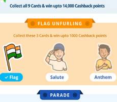 Paytm Cashback Parade How To Collect 9 Cards WIN 14000 Cashback Points