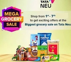 TataNeu Mega Grocery Sale at BigBasket From 1st-7th -Coupons And Offers