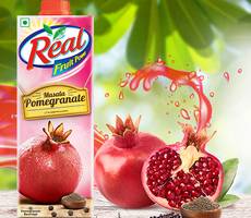 Buy Real Fruit Juice Masala Pomegranate 1L Pack of 2 at Rs 135 Amazon Lowest Price Deal