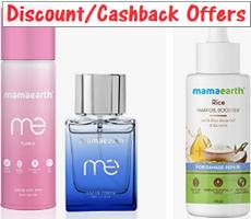 Amazon Min 50% Discount on MamaEarth Beauty and Bath Products
