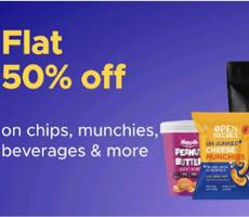 Park+ Store Flat 50% Off on Snacks +AmbiPur Car Freshener Rs 1 +Flat Rs 150 Off on 649