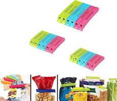 Buy Multipurpose 18 Pcs Plastic Bag Clip Sealer at Rs 49 Lowest Price Amazon Deal