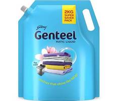 Buy Genteel Matic Liquid Detergent Refill Pouch 2L at Rs 199 Lowest Price Amazon Deal