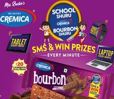 Cremica Bourbon SMS And WIN Rs 20 Cash, Laptop, Smartwatch, Tab Offer How to Claim -Full Details