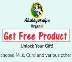 Akshayakalpa Free Milk +Curd +Cheese For New Users -Sample Loot