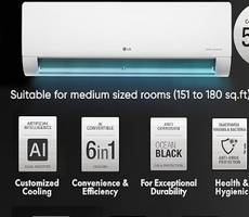 Buy LG 2023 Model 1.5 Ton 4 Star Split Dual Inverter AC at Rs 40999 Lowest Price Flipkart Deal