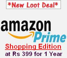 Get Amazon Prime Membership Shopping Edition at Rs 399 For 1 Year