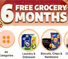Flipkart WIN Free Grocery For 6 Months Weekend Special Bonanza