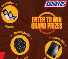 Snickers WIN Samsung Flip Daily How to Claim -Full Details