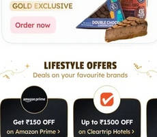 FREE Rs 150 Amazon Prime Voucher for Zomato Gold Users -Loot Deal